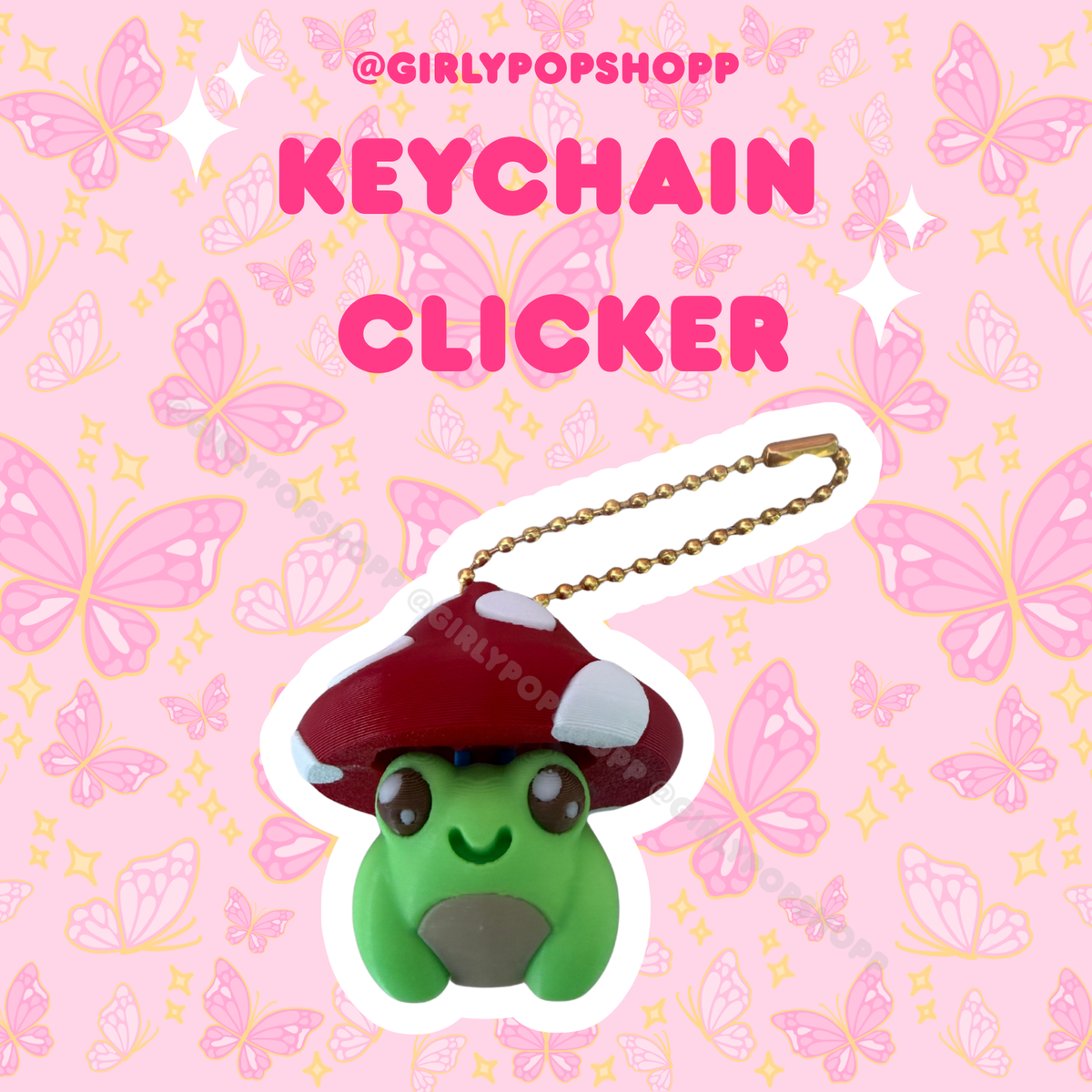 Frog Keychain Clickers