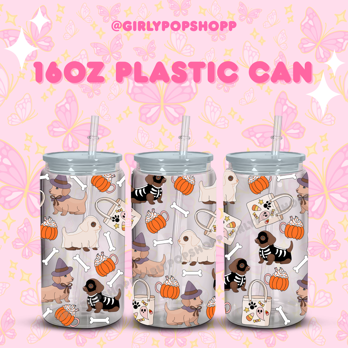 Fall/Autumn Plastic & Glass Cups