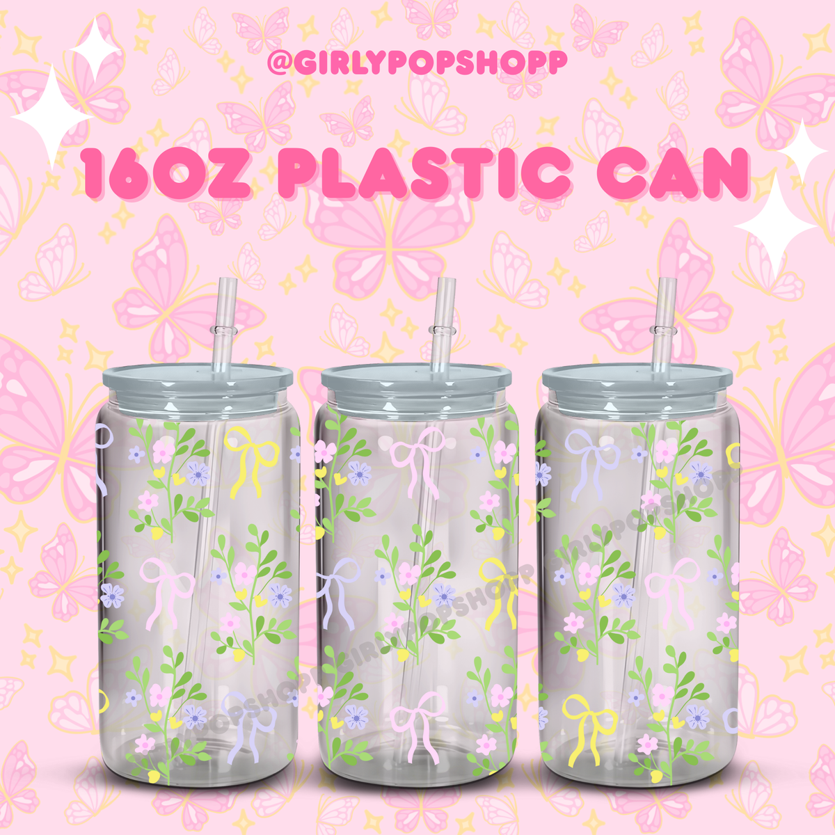 Flower 1 Glass & Plastic Cups