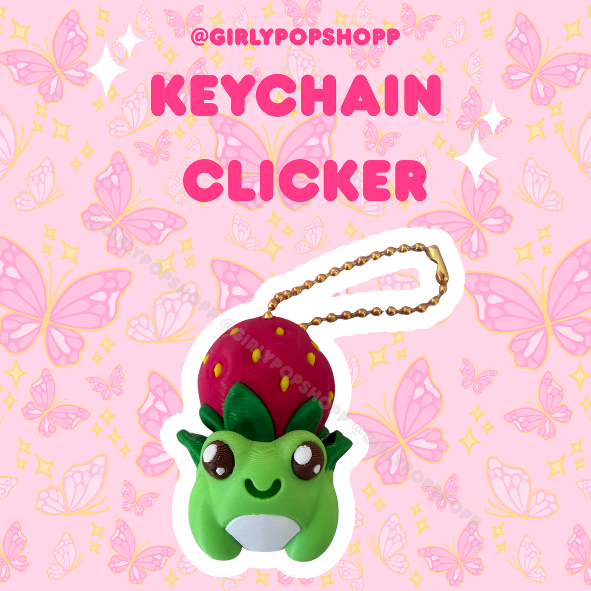 Frog Keychain Clickers
