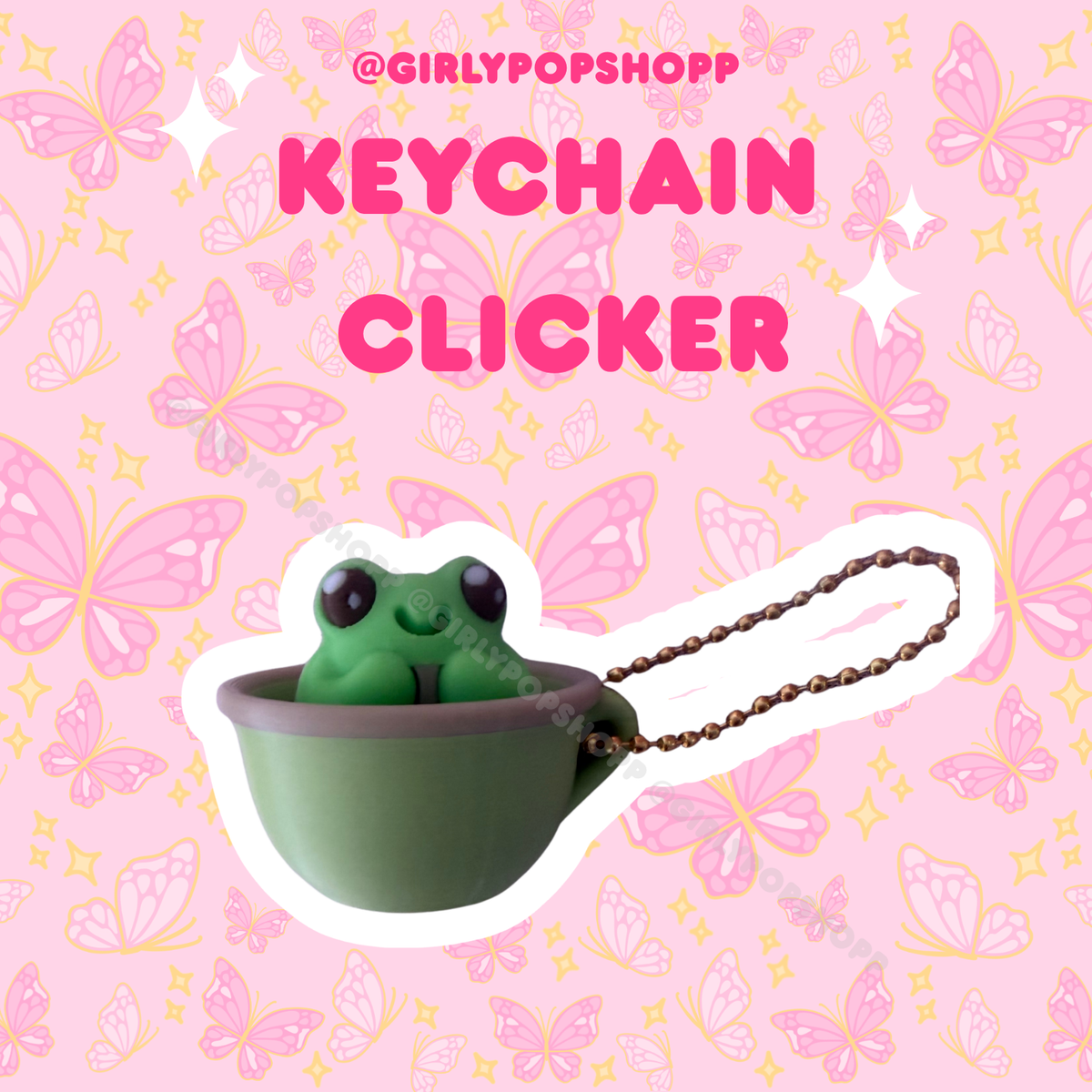 Frog Keychain Clickers