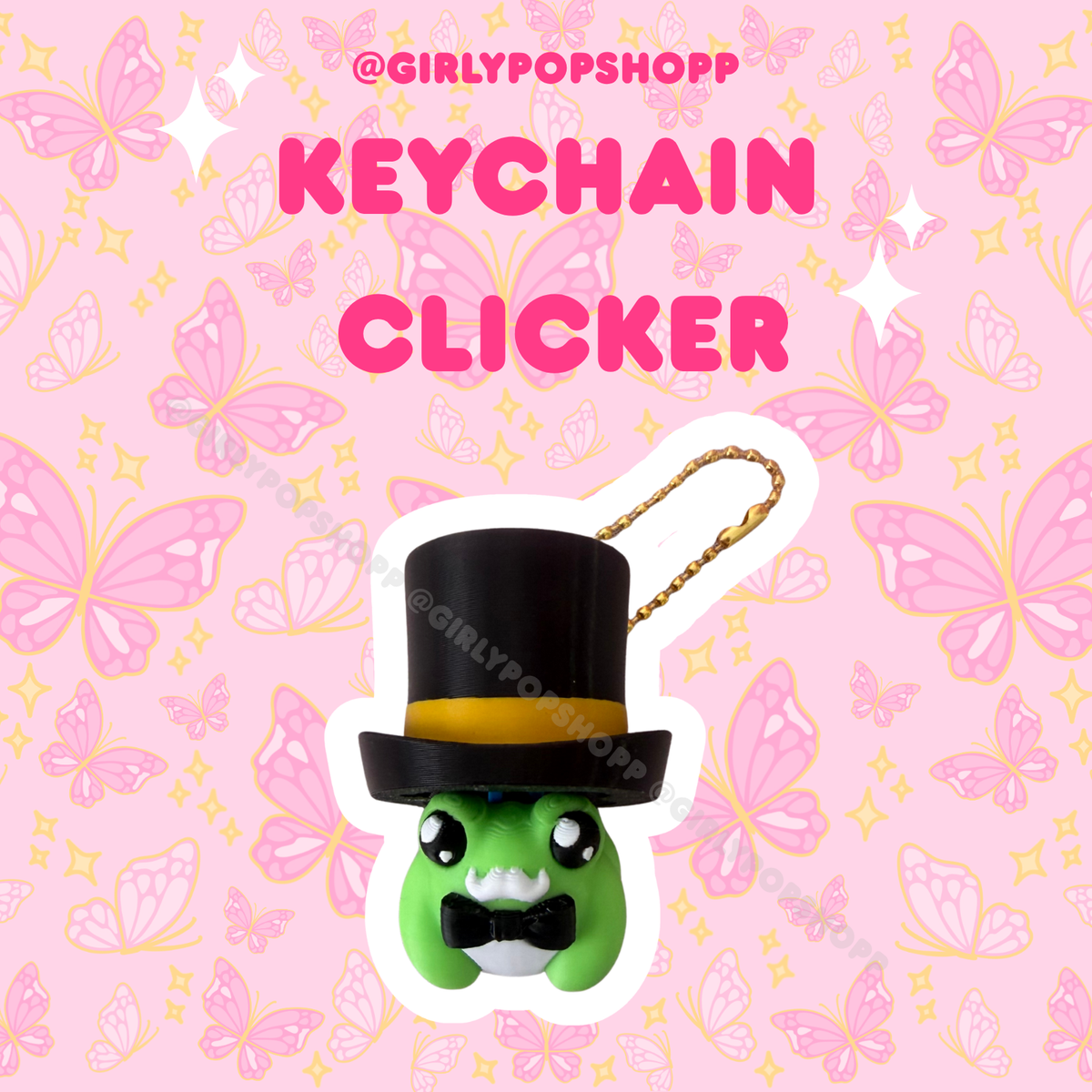 Frog Keychain Clickers
