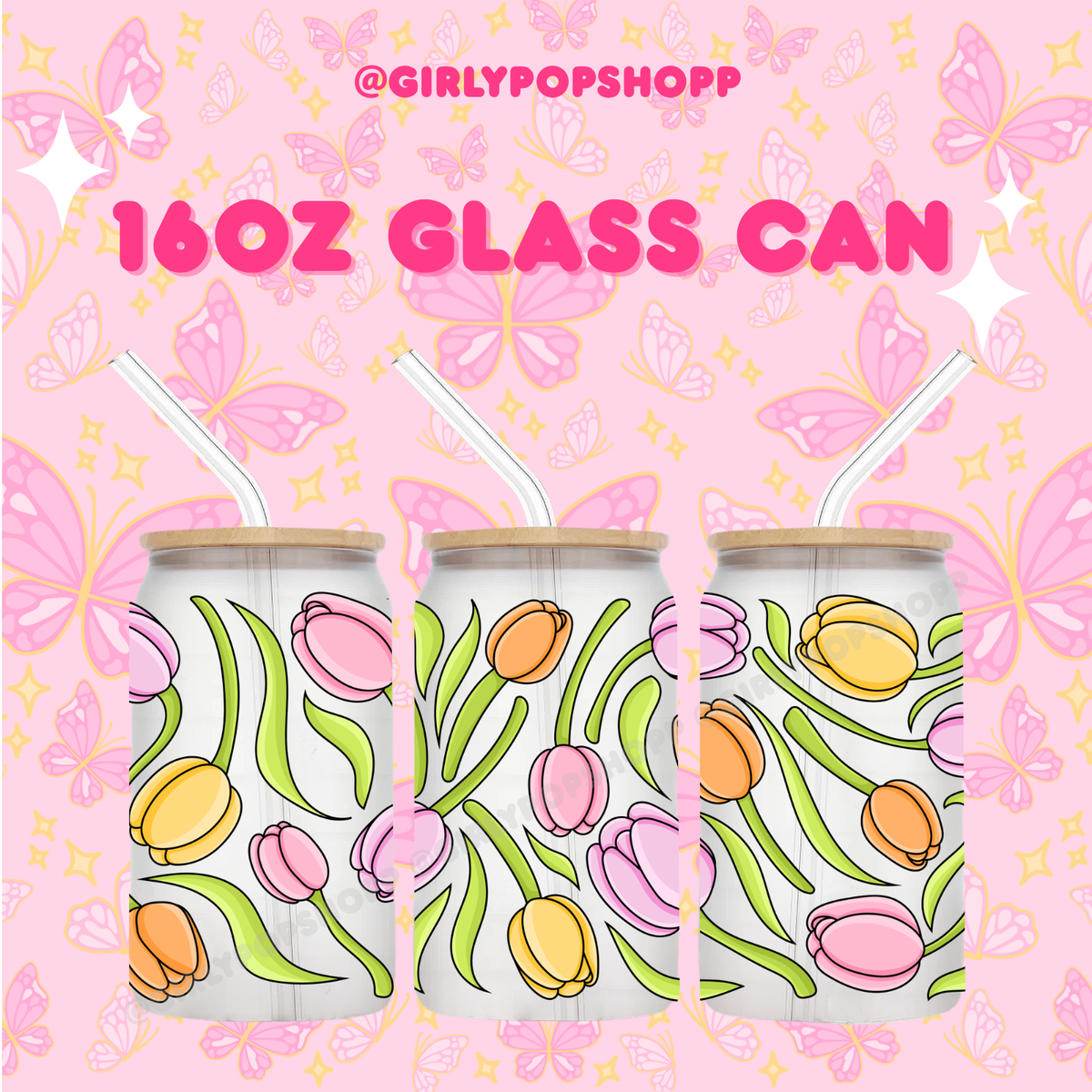 Flower 1 Glass & Plastic Cups