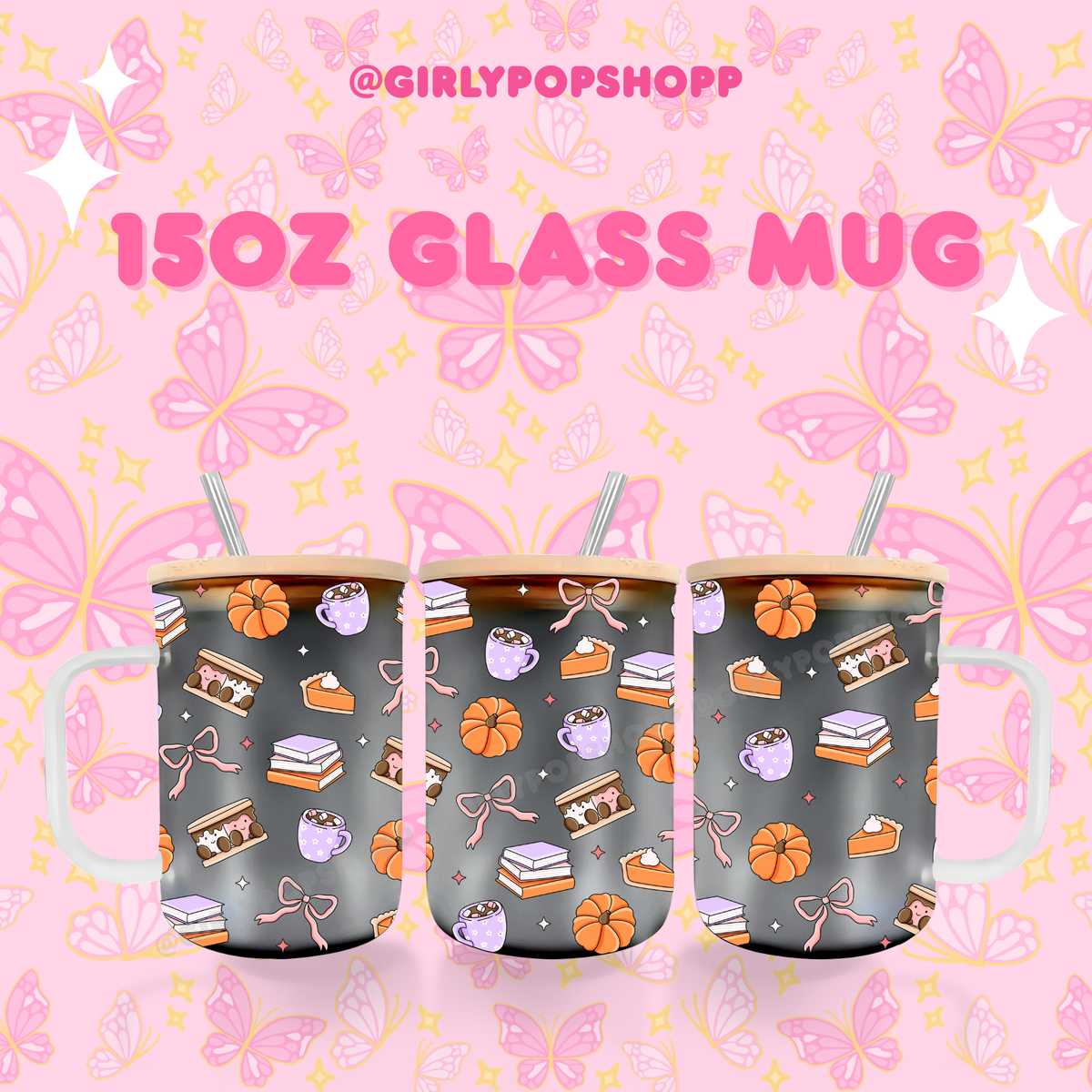 Fall/Autumn Plastic & Glass Cups