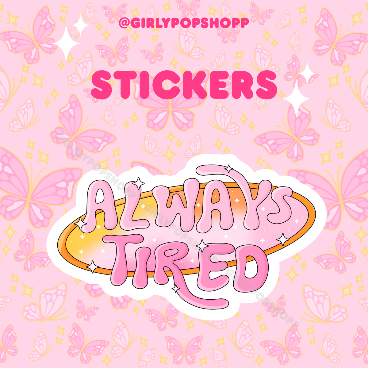 Tired/Lazy/emotional Stickers