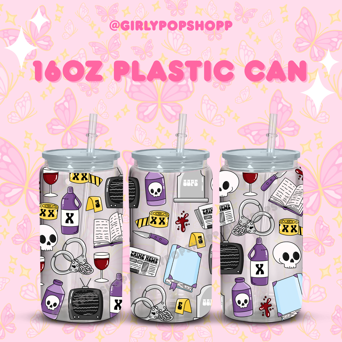 Book themes 1 Glass & Plastic Cups
