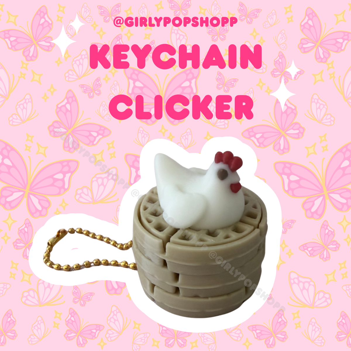Food Keychain Clickers