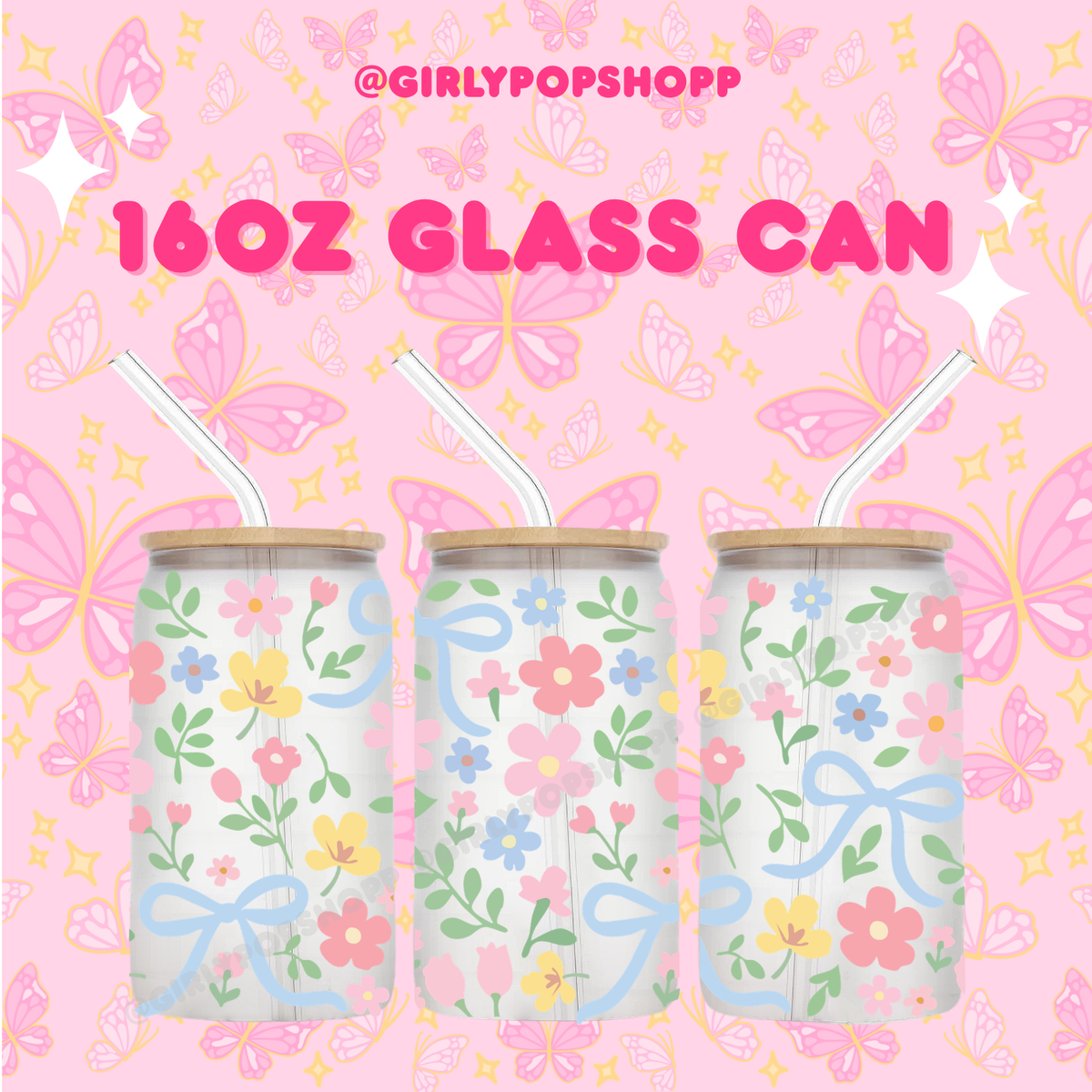 Flower 1 Glass & Plastic Cups