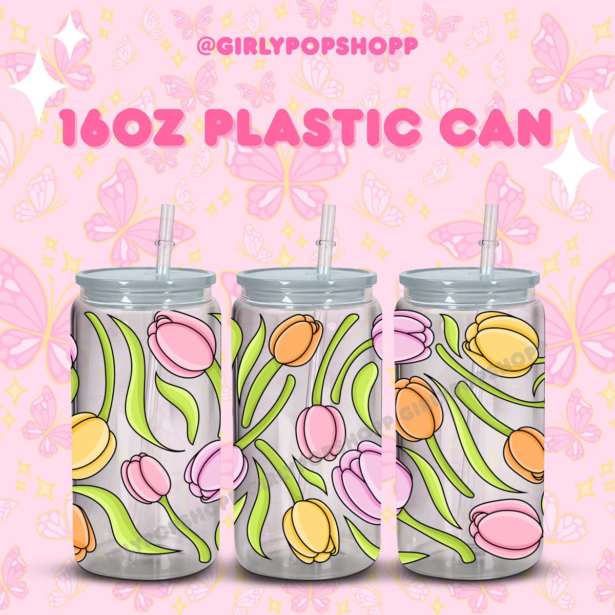 Flower 1 Glass & Plastic Cups