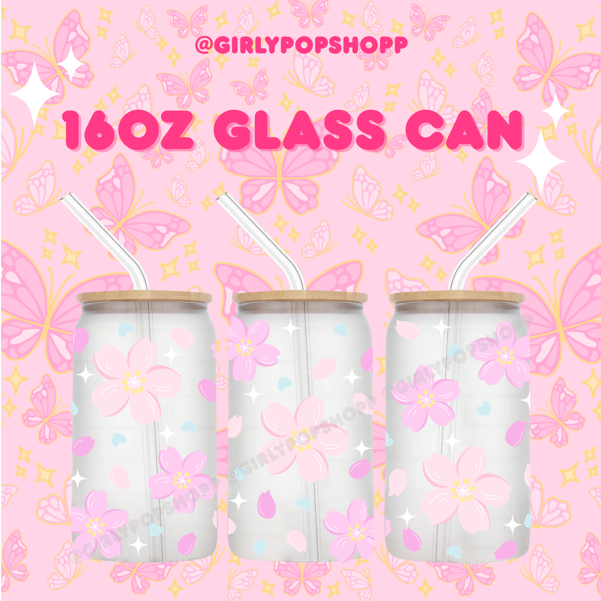 Flower 1 Glass & Plastic Cups