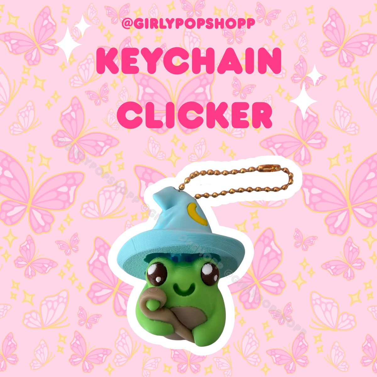 Frog Keychain Clickers