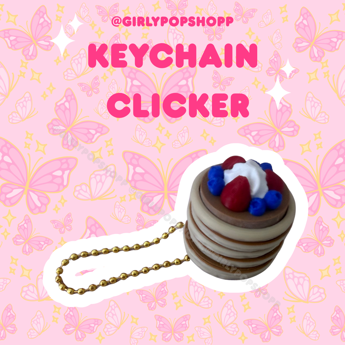 Food Keychain Clickers