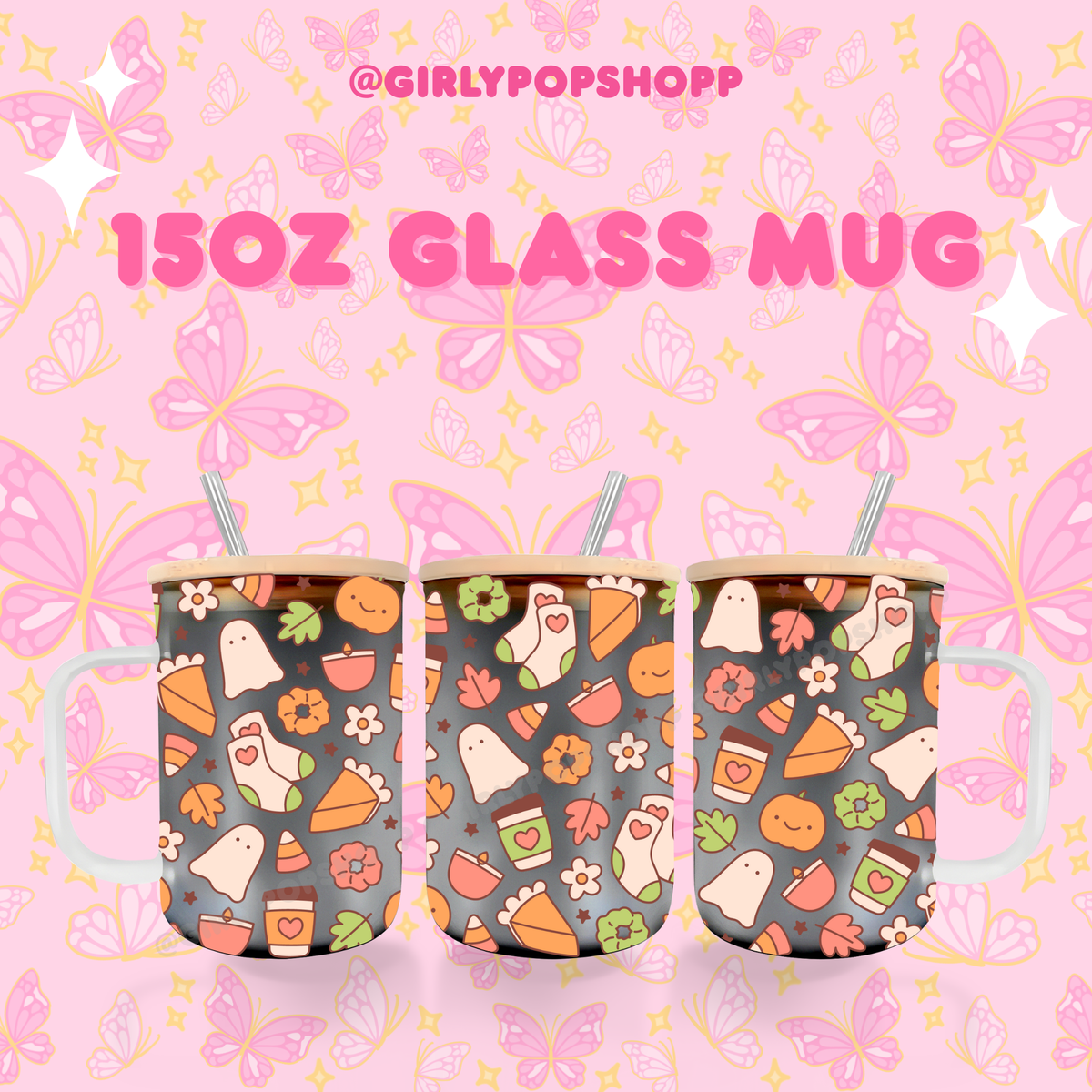 Fall/Autumn Plastic & Glass Cups