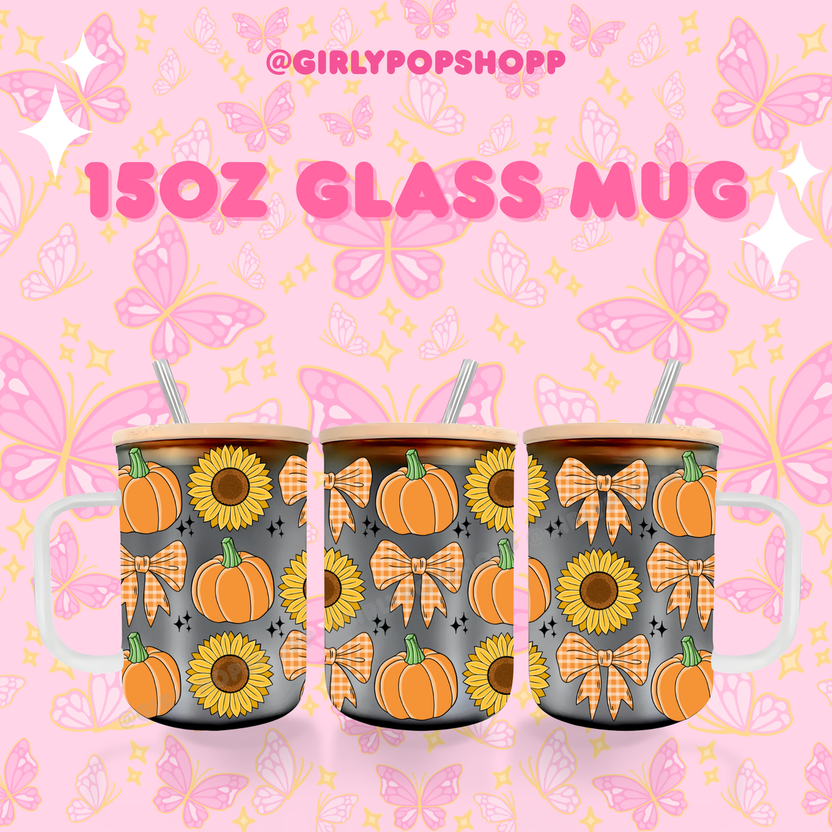 Fall/Autumn Plastic & Glass Cups