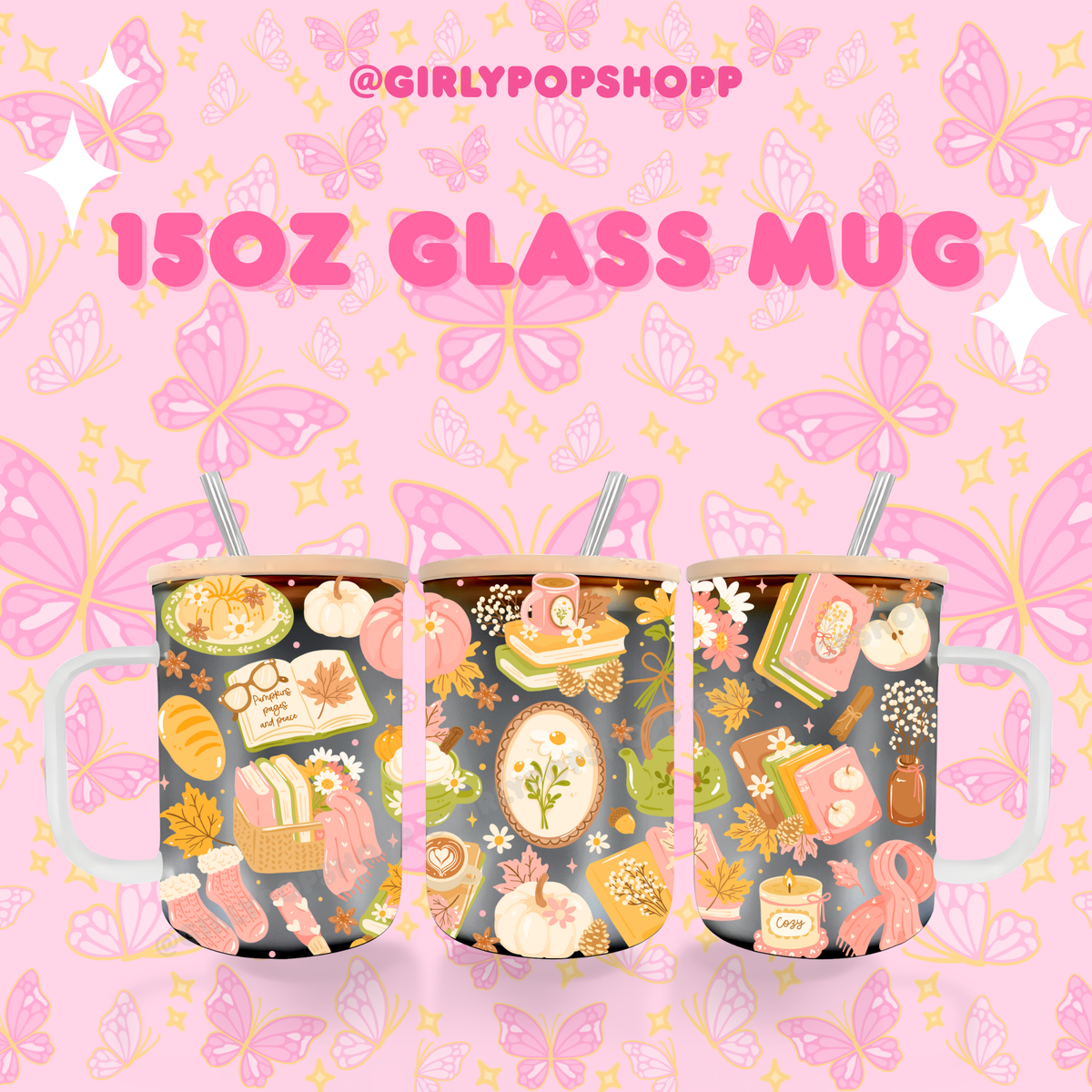 Fall/Autumn Plastic & Glass Cups