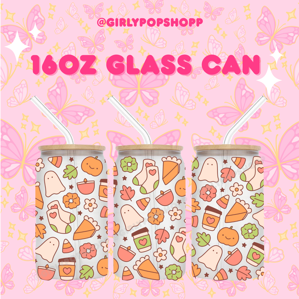 Fall/Autumn Plastic & Glass Cups