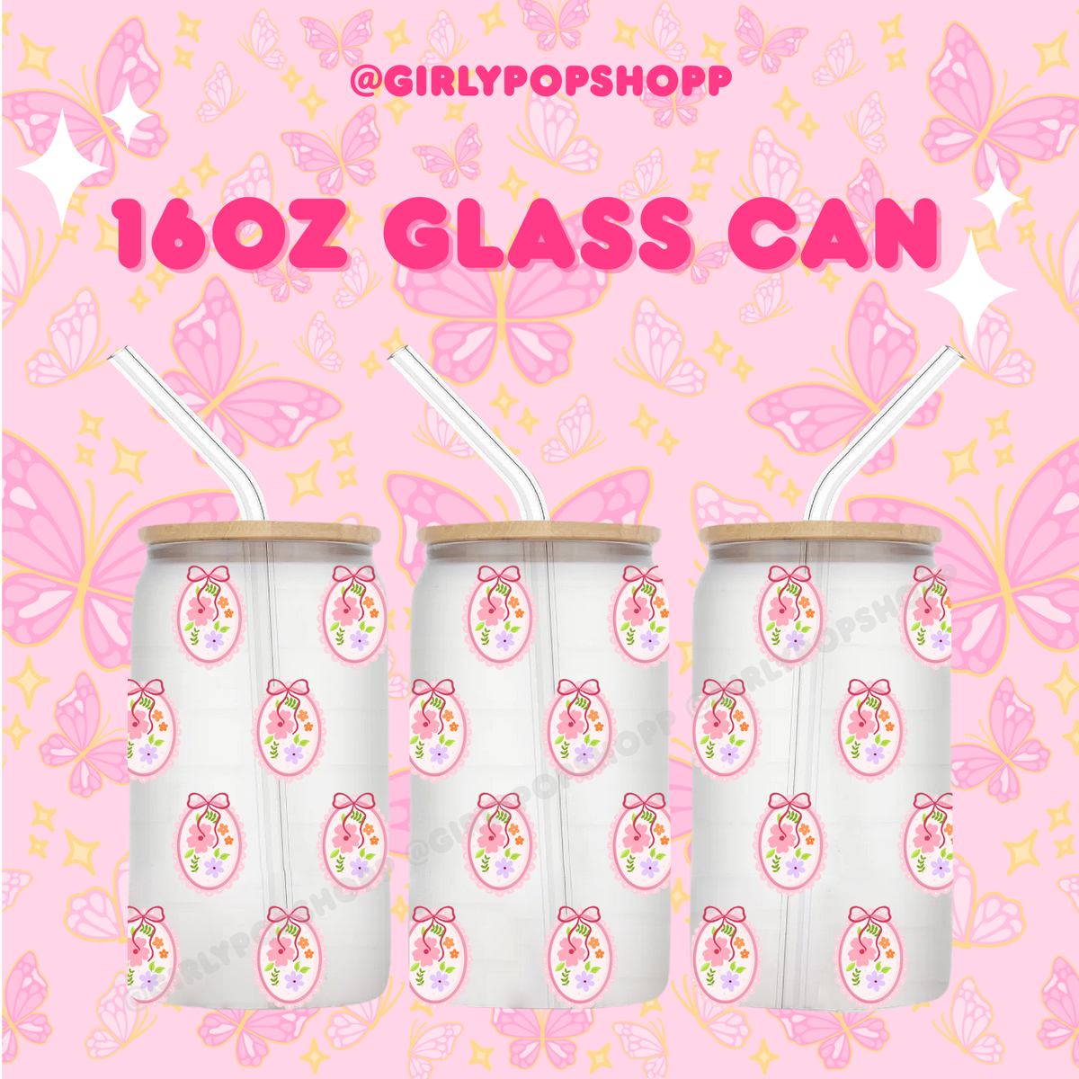 Flower 1 Glass & Plastic Cups