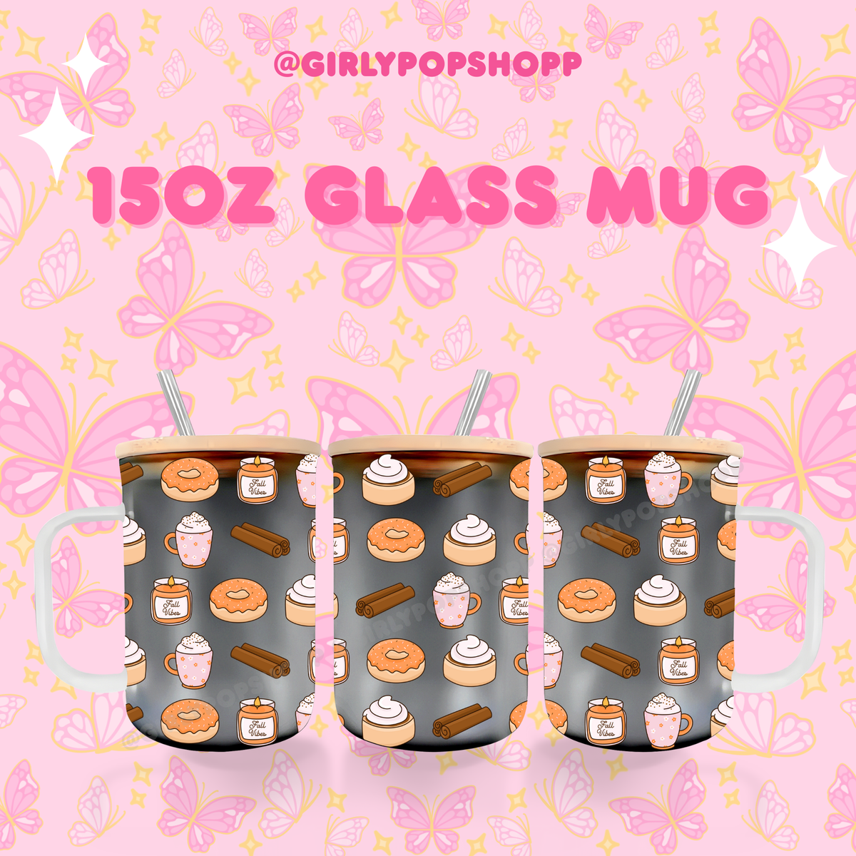 Fall/Autumn Plastic & Glass Cups