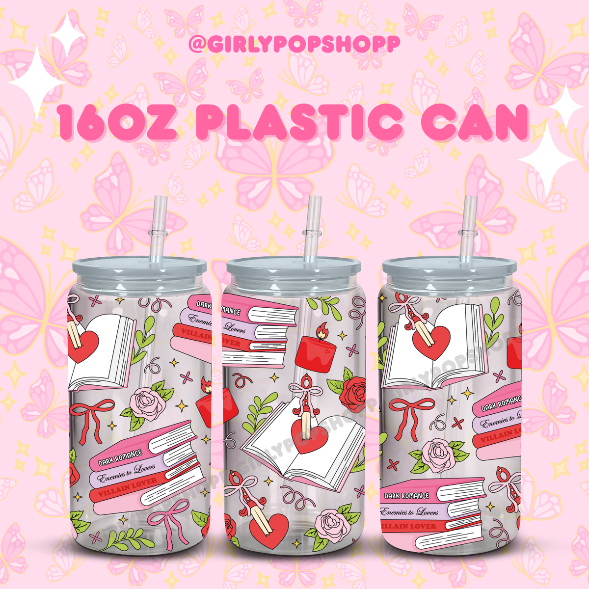 Book themes 1 Glass & Plastic Cups