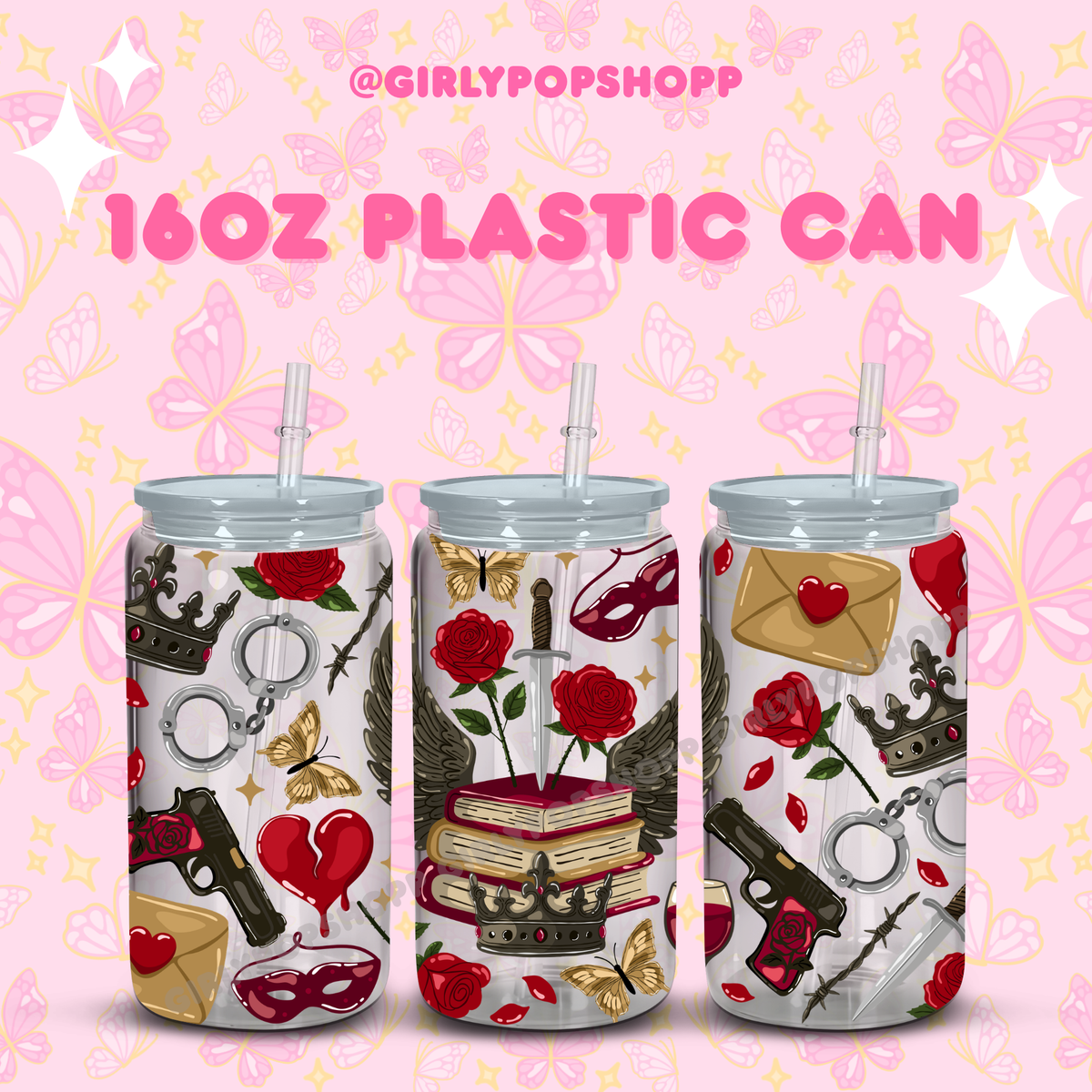 Book themes 1 Glass & Plastic Cups