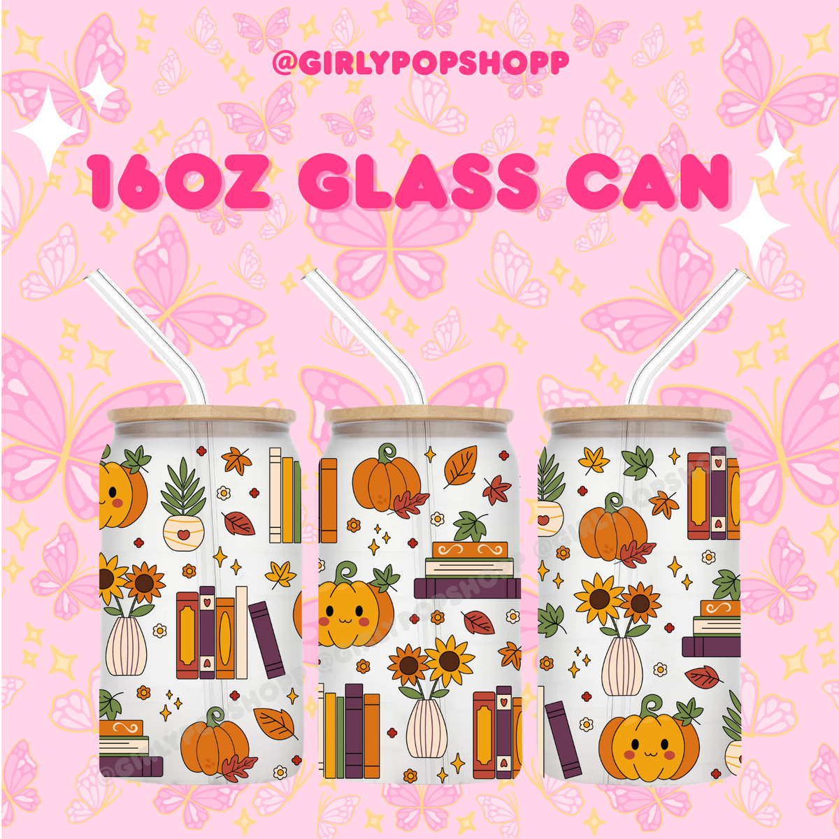 Fall/Autumn Plastic & Glass Cups