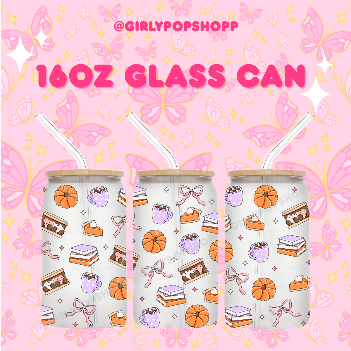 Fall/Autumn Plastic & Glass Cups