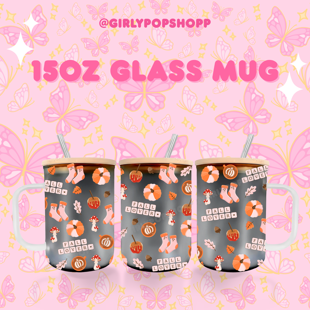 Fall/Autumn Plastic & Glass Cups