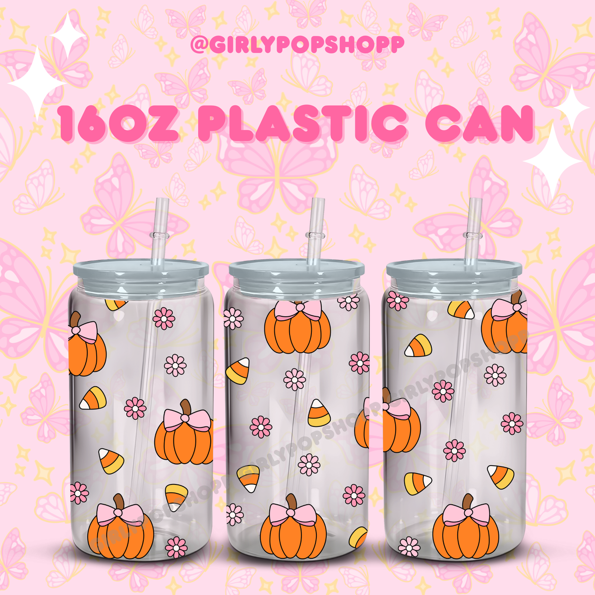 Fall/Autumn Plastic & Glass Cups