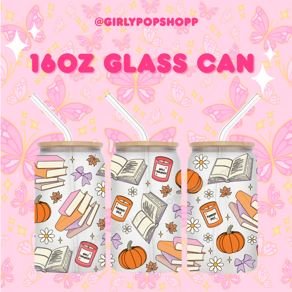 Fall/Autumn Plastic & Glass Cups