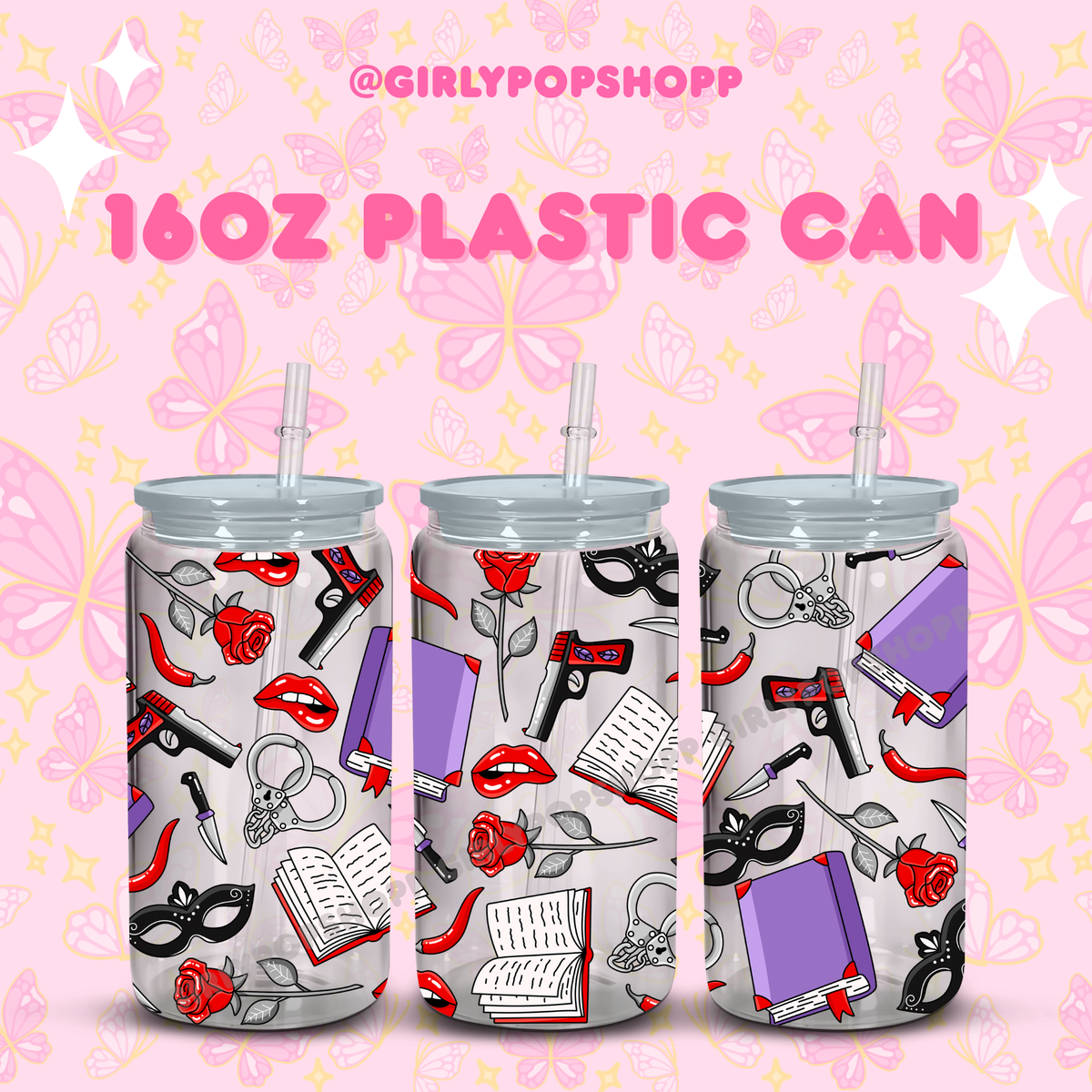 Book themes 1 Glass & Plastic Cups