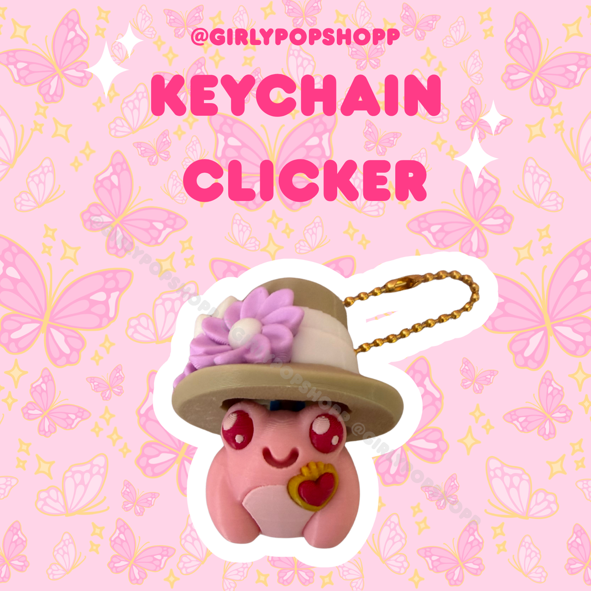 Frog Keychain Clickers