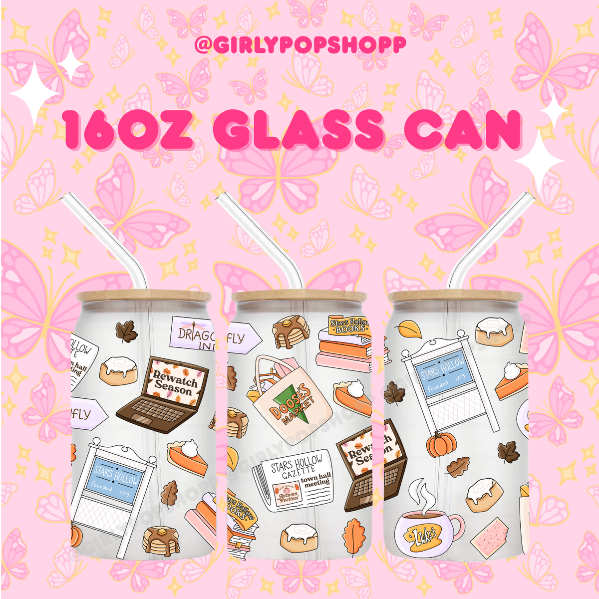 Fall/Autumn Plastic & Glass Cups