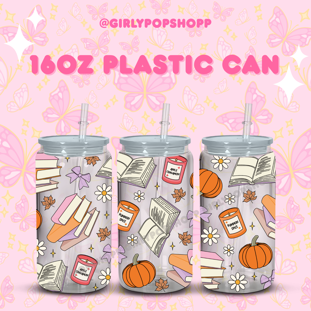 Fall/Autumn Plastic & Glass Cups
