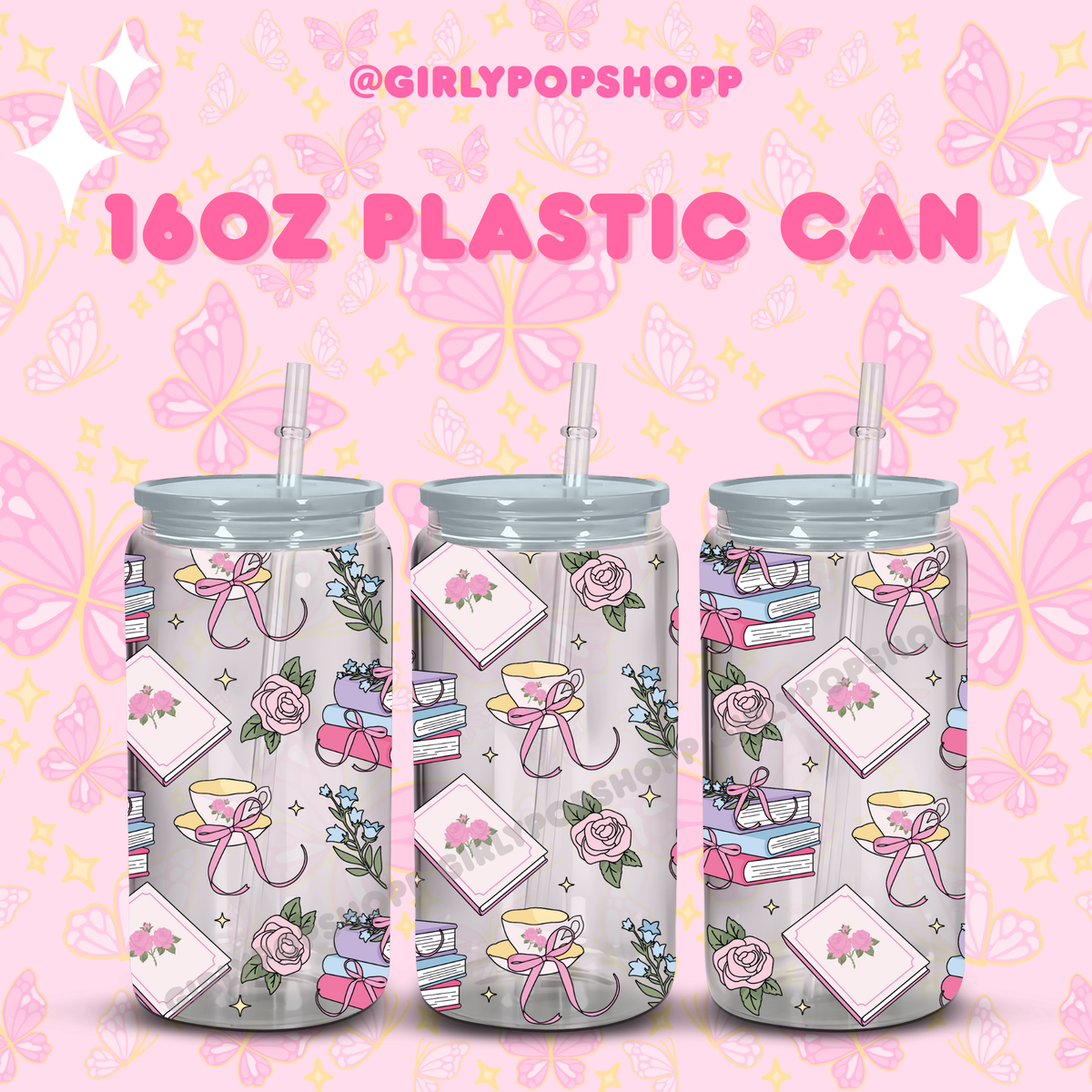 Book themes 1 Glass & Plastic Cups