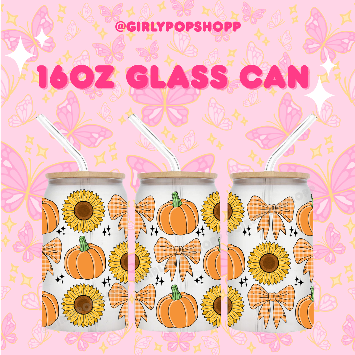 Fall/Autumn Plastic & Glass Cups