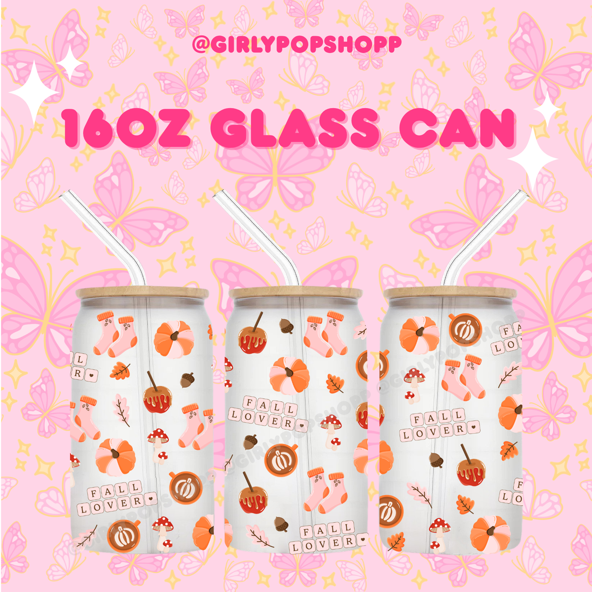 Fall/Autumn Plastic & Glass Cups