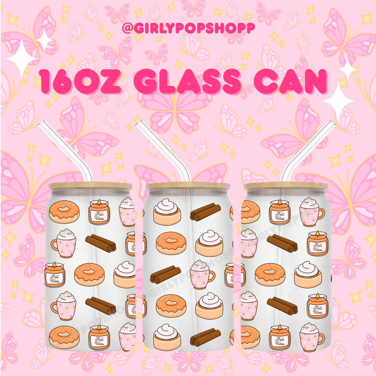 Fall/Autumn Plastic & Glass Cups