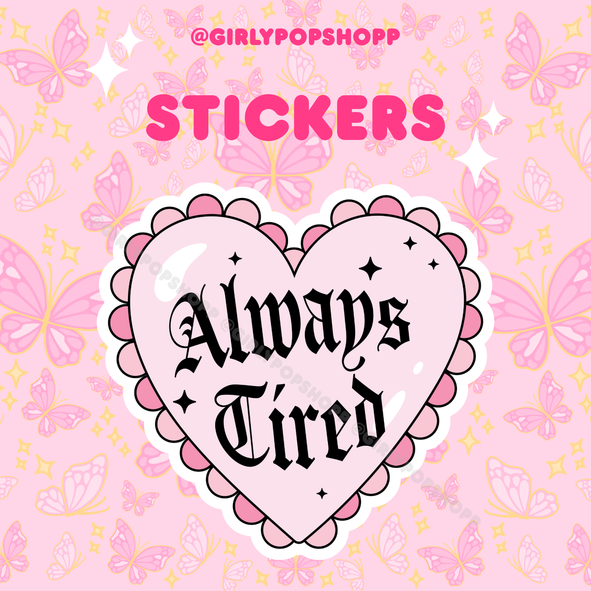 Tired/Lazy/emotional Stickers