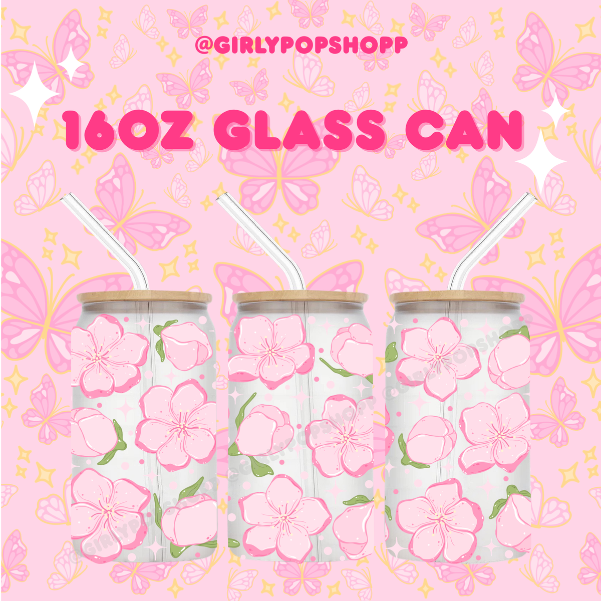 Flower 1 Glass & Plastic Cups