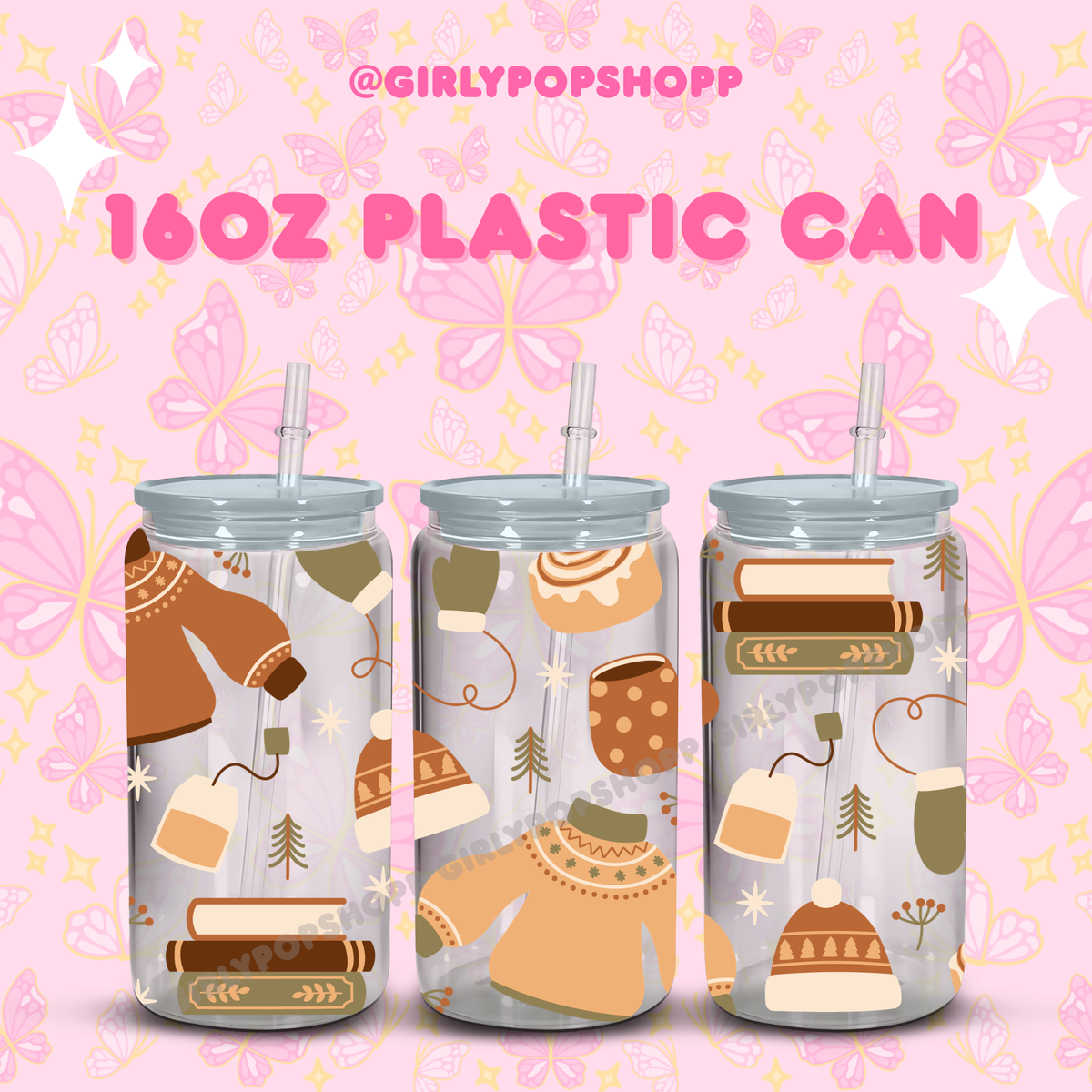 Fall/Autumn Plastic & Glass Cups